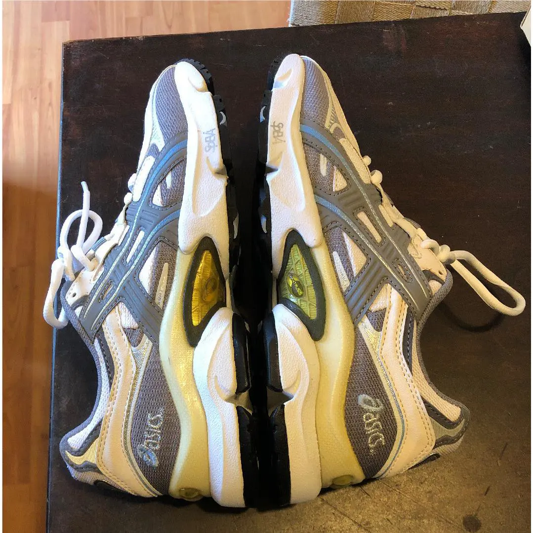 Asics shoes - Grey & Blue 3