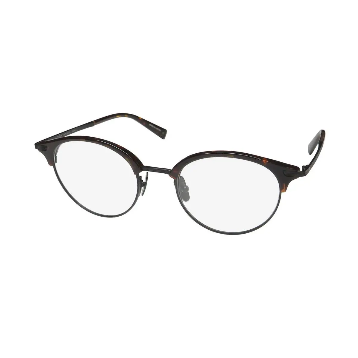 John Varvatos V407 Eyewear Tortoise Metal Plastic Oval Unisex 50-20-145