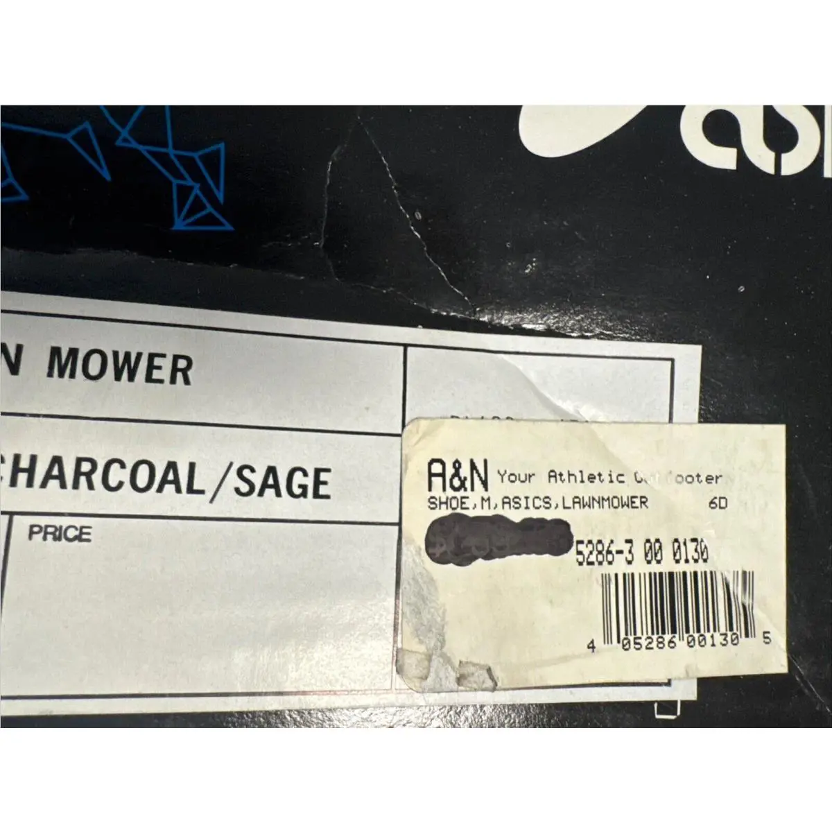 Asics shoes - Asics Lawnmower - Lawnmower - Blue. White. Grey. Gold (UPC: 0405286001305) 8