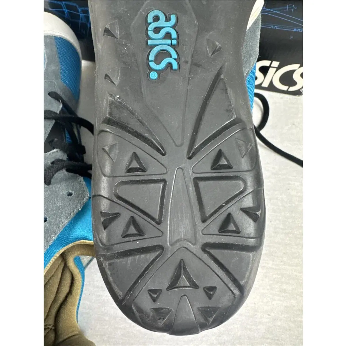 Asics shoes - Asics Lawnmower - Lawnmower - Blue. White. Grey. Gold (UPC: 0405286001305) 9