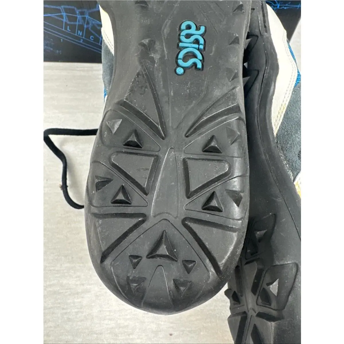 Asics shoes - Asics Lawnmower - Lawnmower - Blue. White. Grey. Gold (UPC: 0405286001305) 11