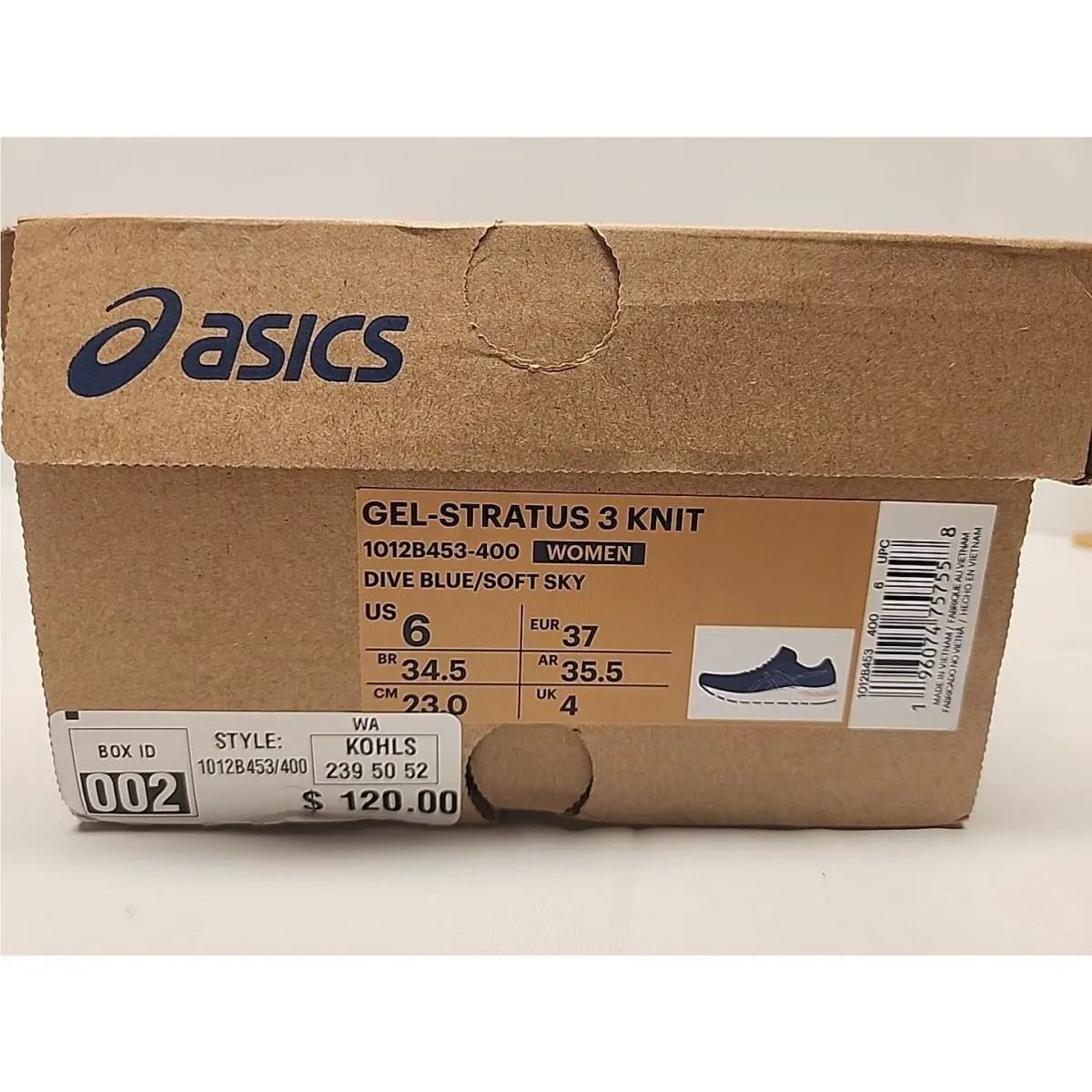 Asics shoes - ASICS GEL-Stratus - 012B453-400 - Blue (UPC: 196074757558) 6
