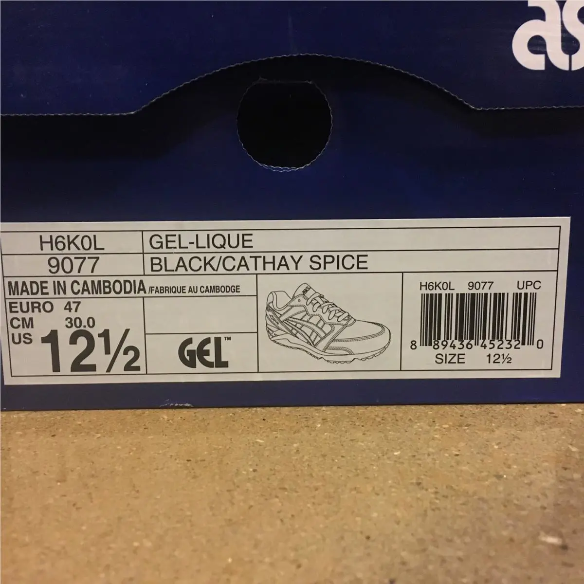 Asics shoes - Cathay Spice - Cathay Spice - Black Cathay Spice (UPC: 887749742534) 7