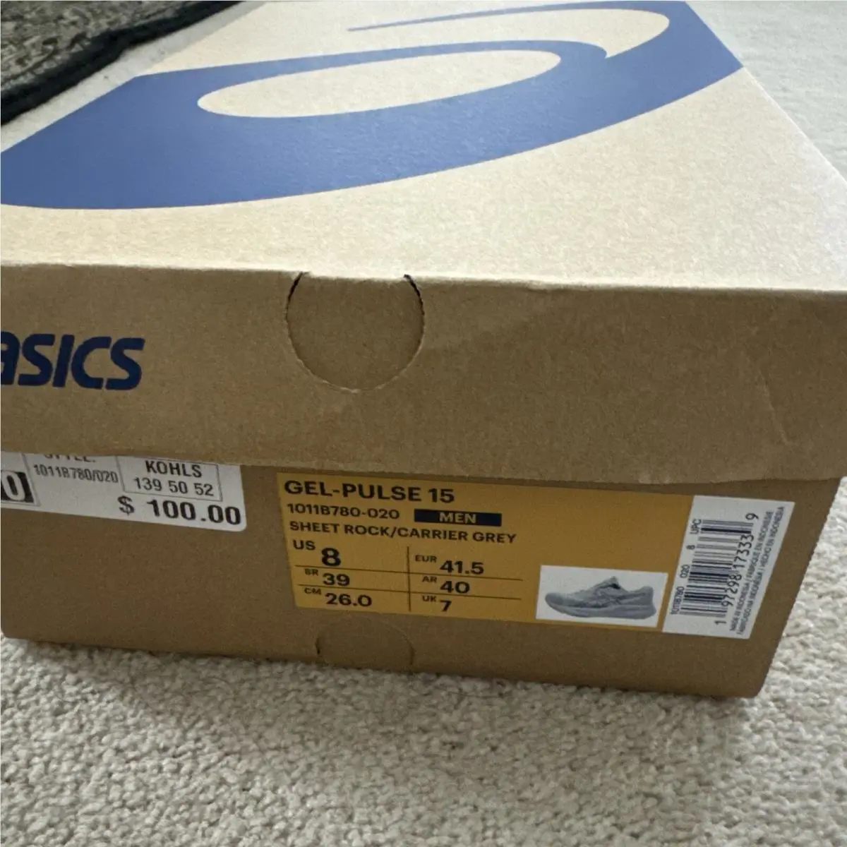 Asics shoes - ASICS GEL-Pulse 14 - 1011B780/020 - Gray 9