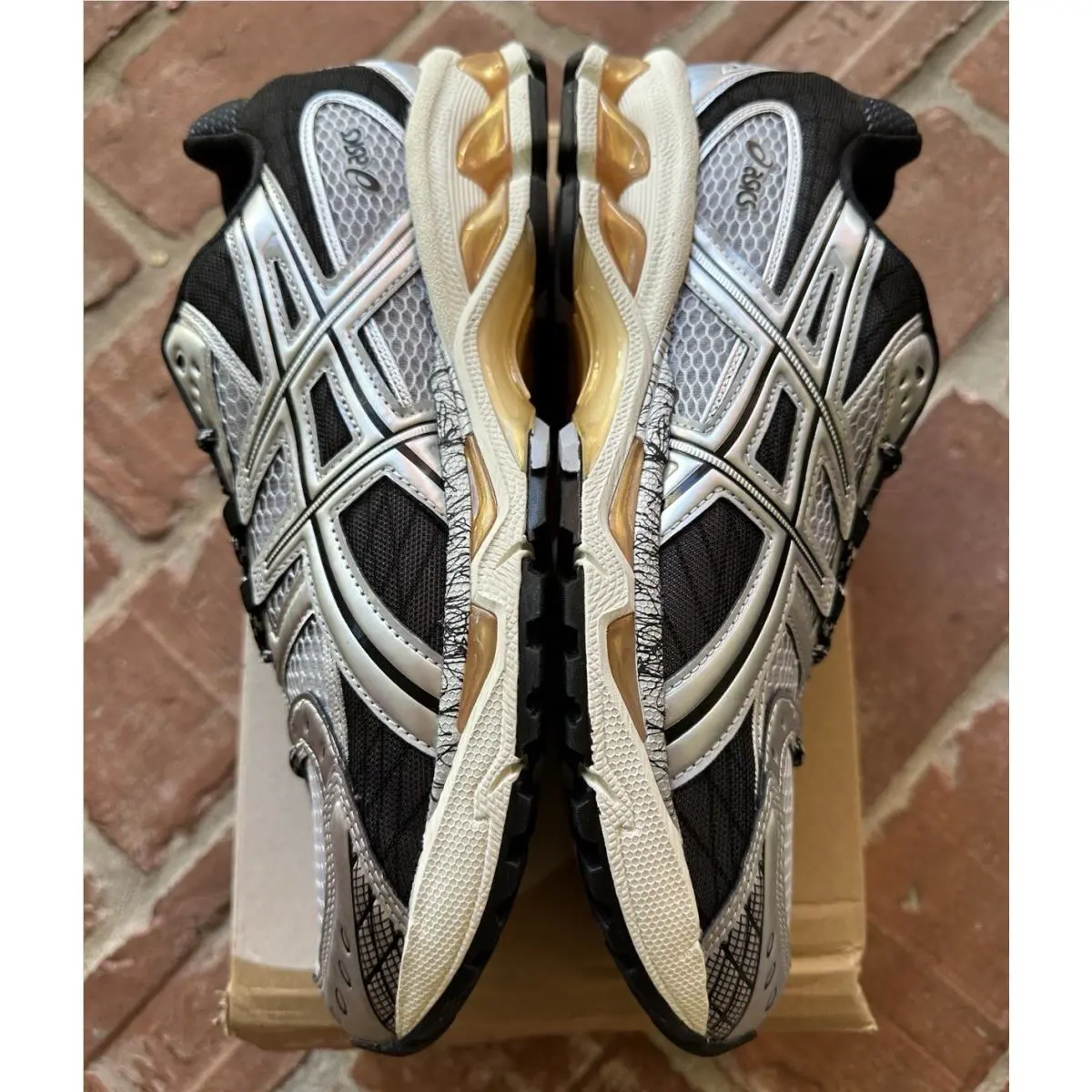 Asics Gel Nimbus 10.1 Piedmont Grey Pure Silver Sneakers Size 10