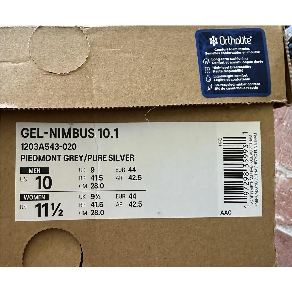 Asics shoes - ASICS Gel Nimbus - Gel Nimbus - 1203A543-020 - Grey & Silver 4