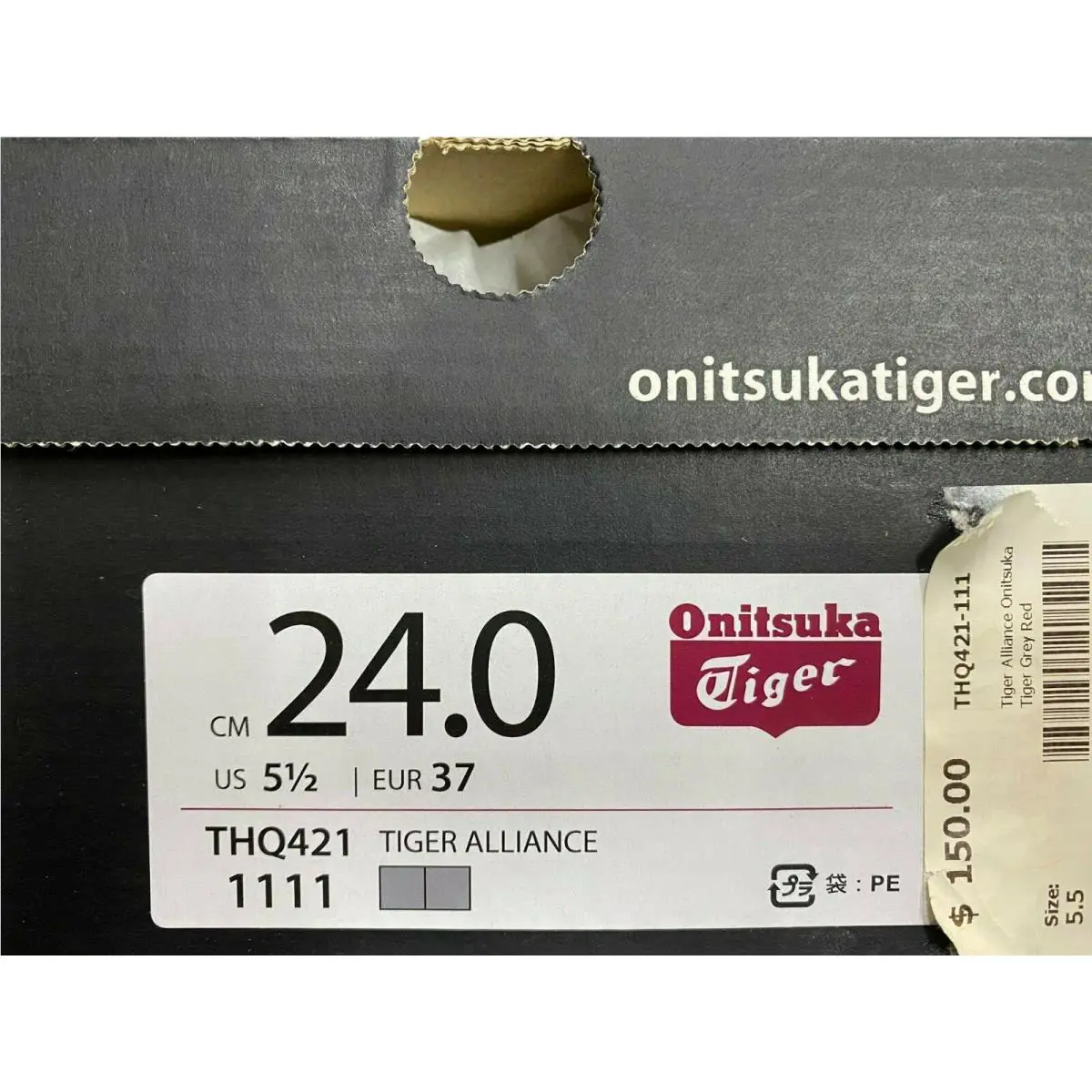 Asics shoes - Asics Onitsuka Tiger Alliance - Onitsuka Tiger Alliance - THQ421-111 - Grey/Red 1