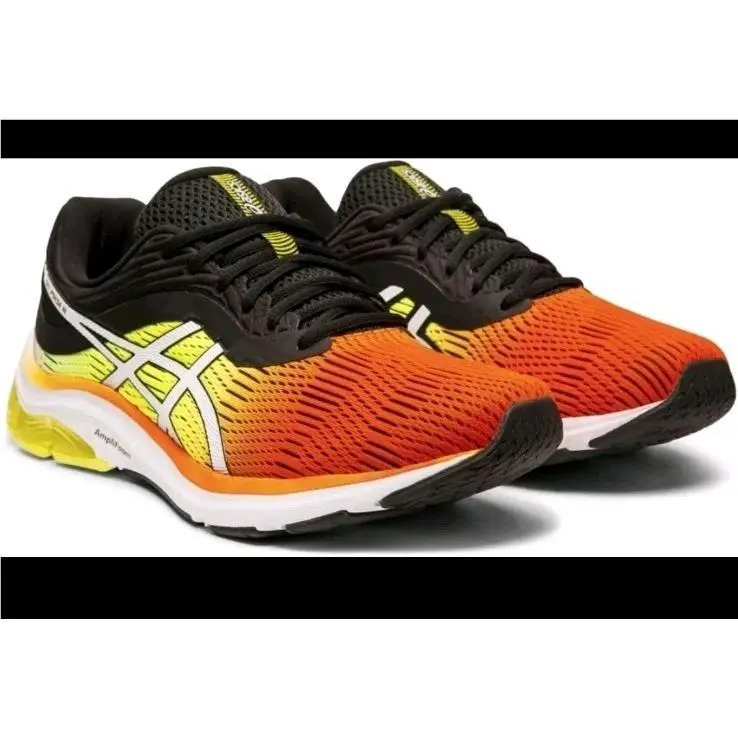 Asics Gel Pulse 11 Men`s Sneaker Shocking Orange Black Men`s Running Size 12 - Orange, Manufacturer: Shocking Orange/Black