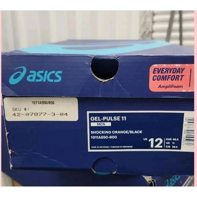 Asics shoes - ASICS Gel Pulse - Gel Pulse - 1011A550-800 - Orange, Manufacturer: Shocking Orange/Black 7