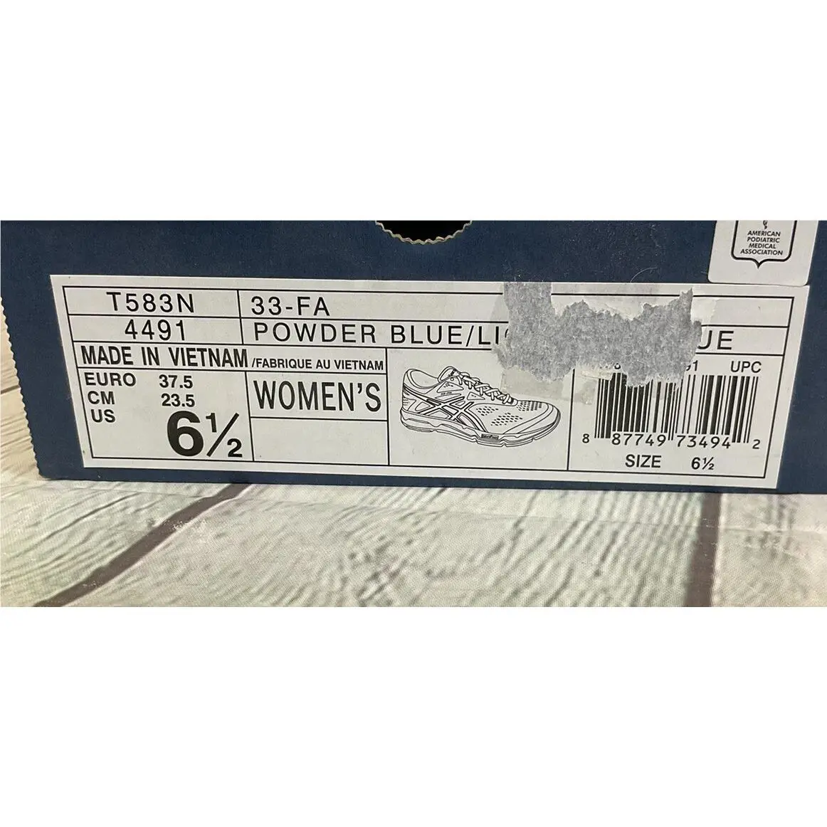 Asics shoes - Air Jordan 5 - Air Jordan - 4491 - Blue (UPC: 887749734942) 11