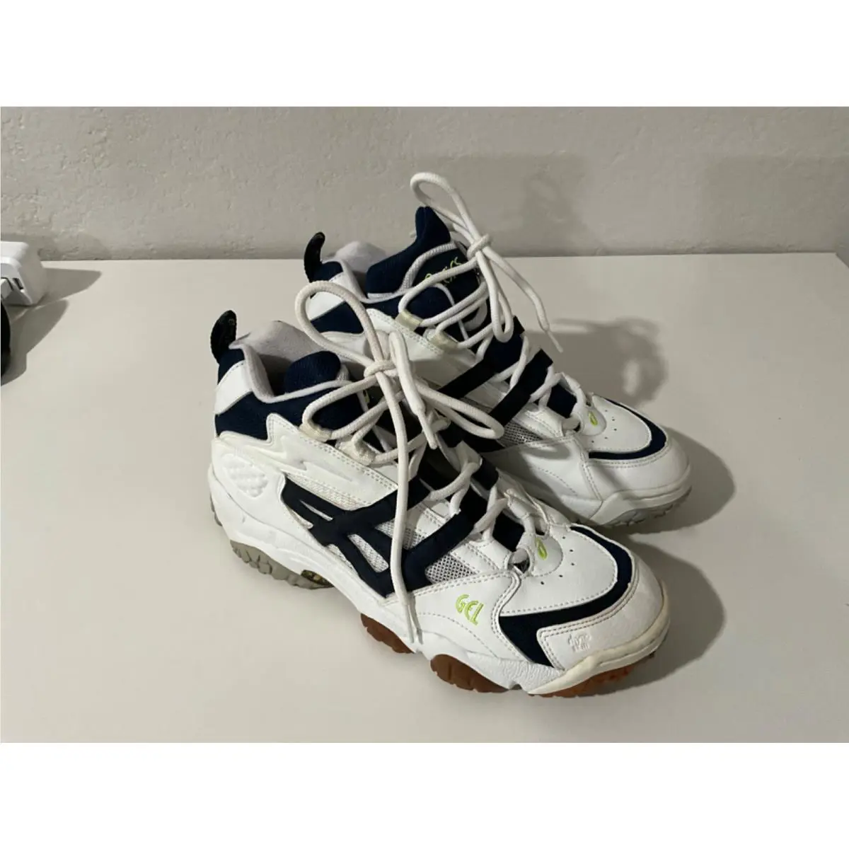 Asics shoes - GEL-ALTA CR MT - BY751 - WHITE, BLUE,LIME GREEN 0
