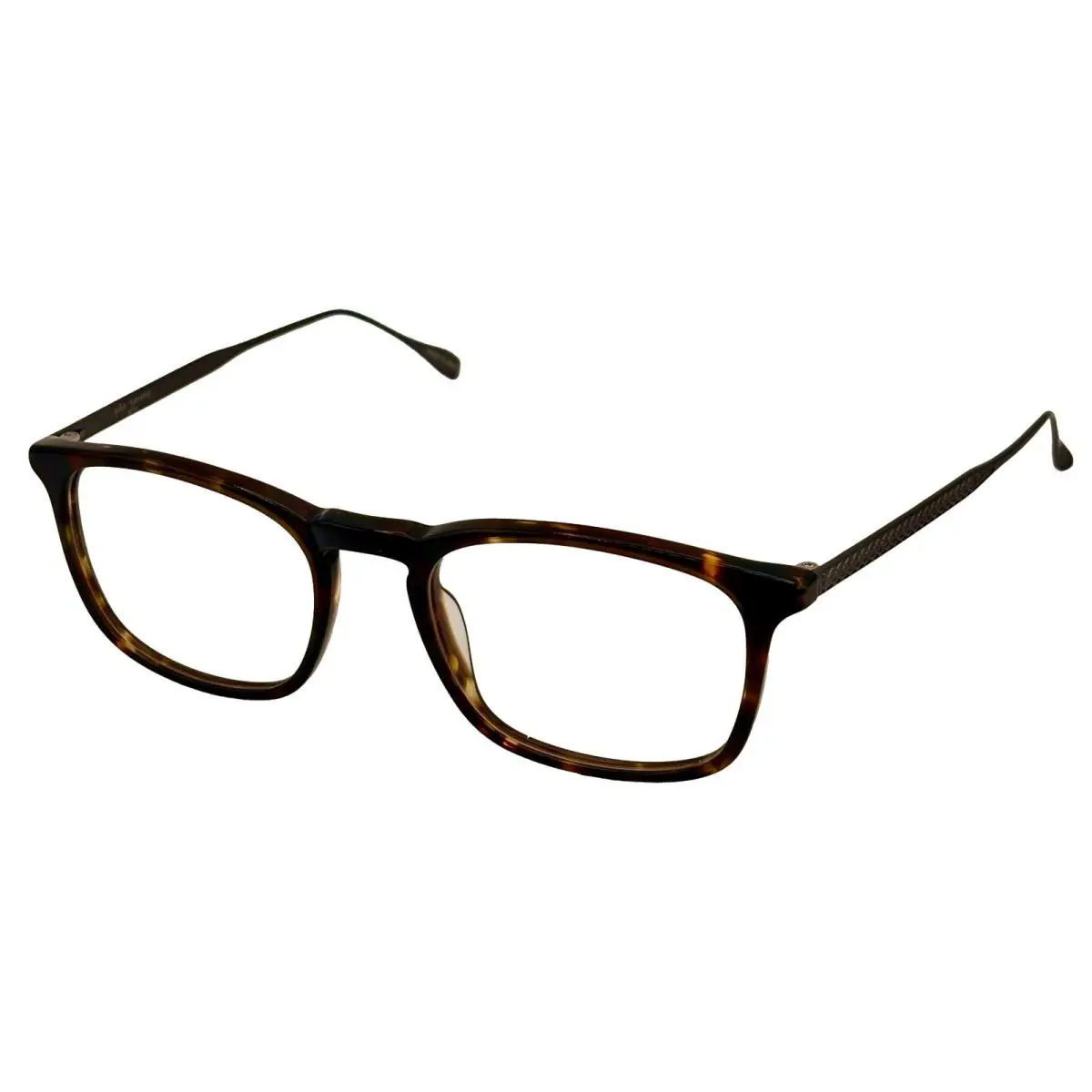 John Varvatos Eyeglasses Rectangle Mens Tortoise Eyewear Frame V207 54mm