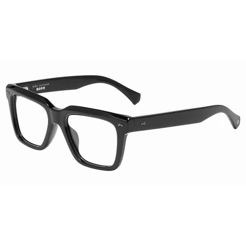 John Varvatos VJV436 Eyeglasses Black 0BLA - Frame: BLACK (0BLA), Lens: Demo Lens