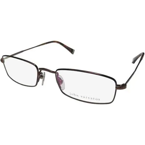 John Varvatos Men`s Rx Metal Eyeglasses Frame - V139 Brown 52-20-140