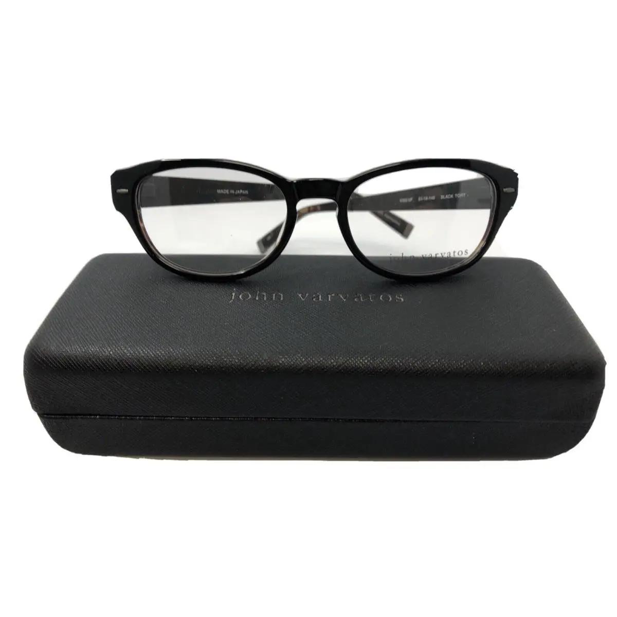 John Varvatos V355UF Black Tort 51/18/140 Men’s Eyeglasses Frames with Case