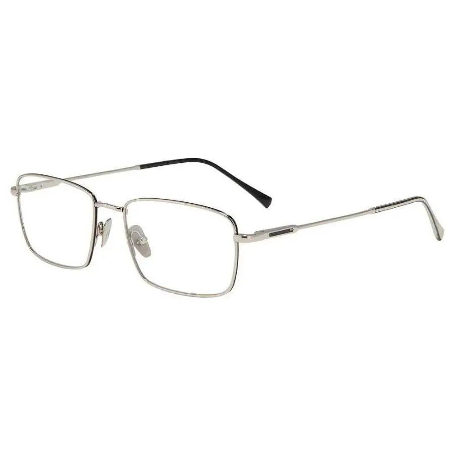 Eyeglasses V184 54mm Silver Titanium - Made in Japan by John Varvatos