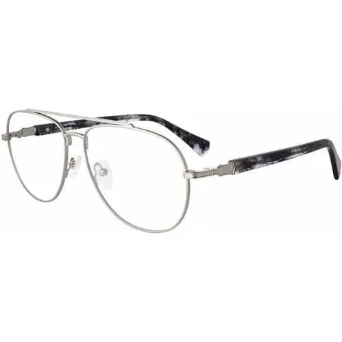 Eyeglasses JV192 Silver 57mm - Made in Japan by John Varvatos