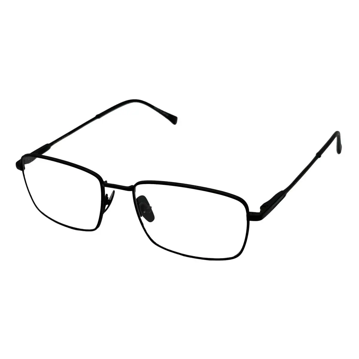 John Varvatos Rectangle Mens Black Titanium Metal Eyewear Frame V184. 54mm