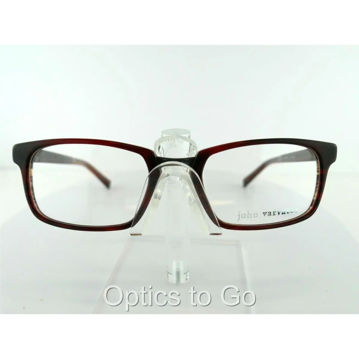 John Varvatos Eyewear V 359 UF Chianti 52-19-140 Eyeglasses Frames