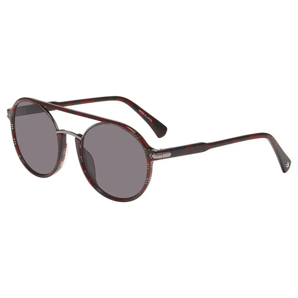 John Varvatos Men`s Round 55mm Gradient Sunglasses Striped Red SJV552-550SRE