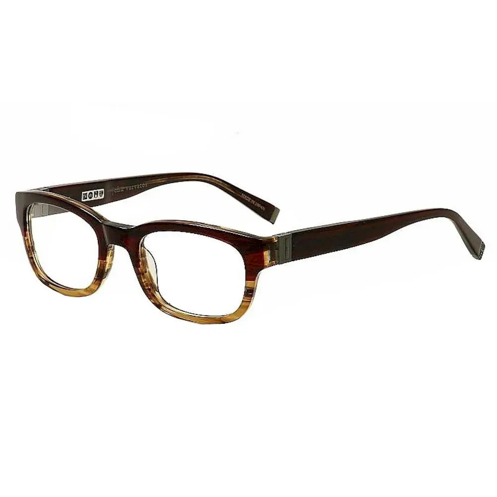 John Varvatos Men`s Eyeglasses V337 V/337 Redwood Optical Frame 50mm - Frame: Brown