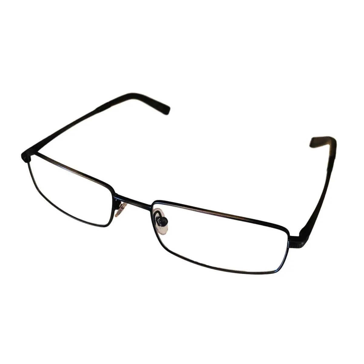 Mens Ophthalmic Eyeglass Rectangle Metal Frame V130 Ant Pewter 54 by John Varvatos