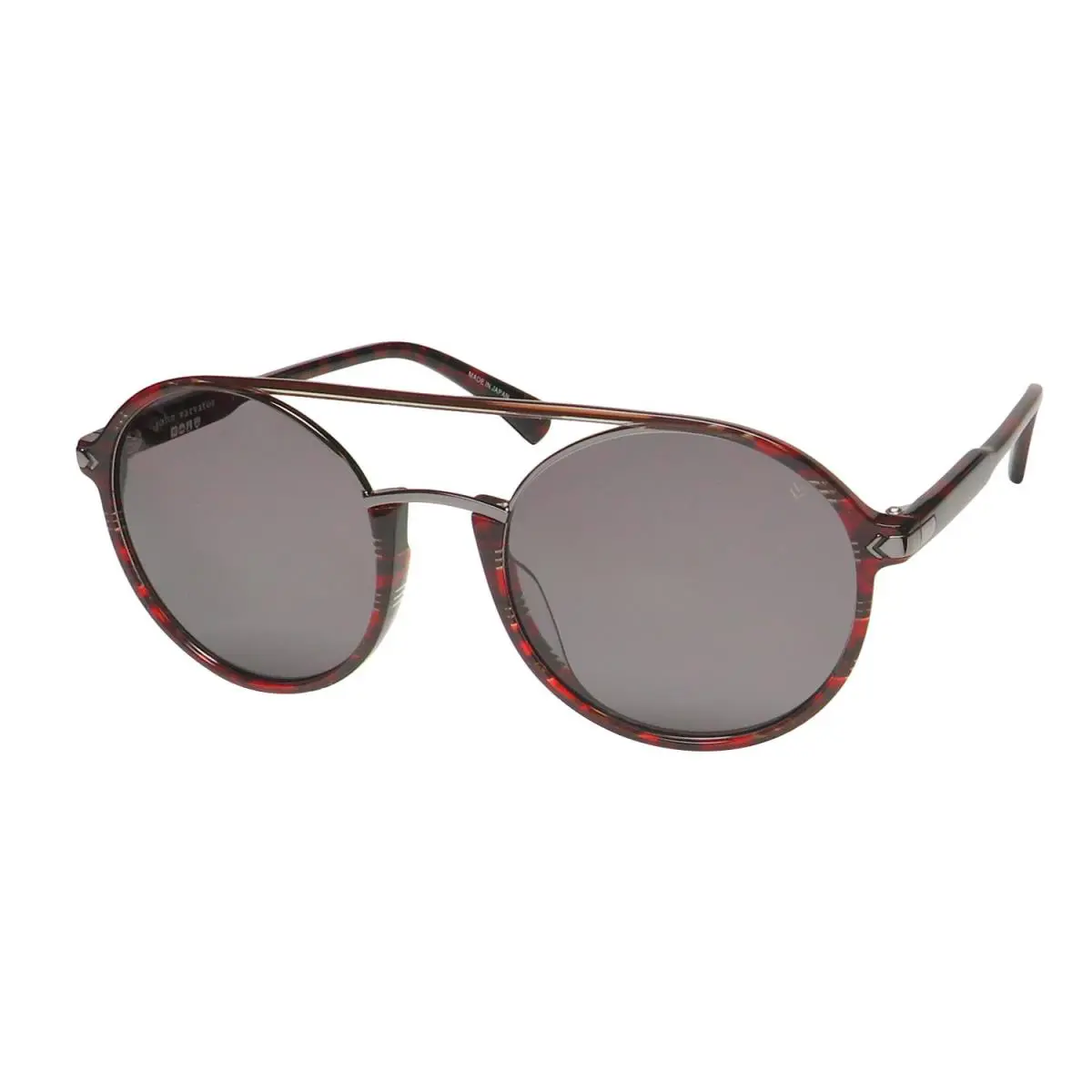 John Varvatos SJV552 Sunglasses Metal Plastic 55-20-145 Unisex Red