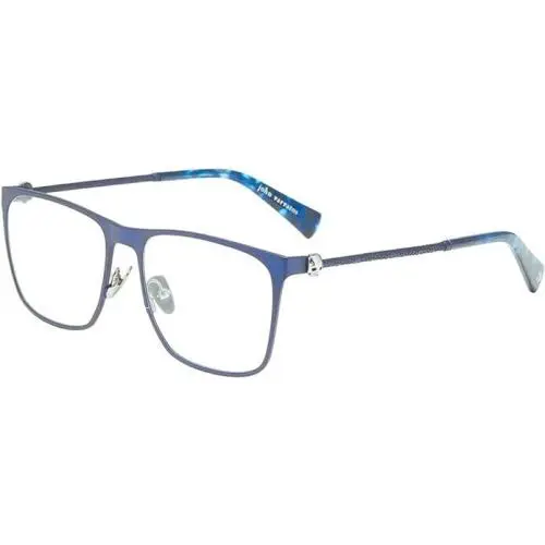 Eyeglasses JV V182 Matte Navy 55mm Titanium - Made in Japan by John Varvatos