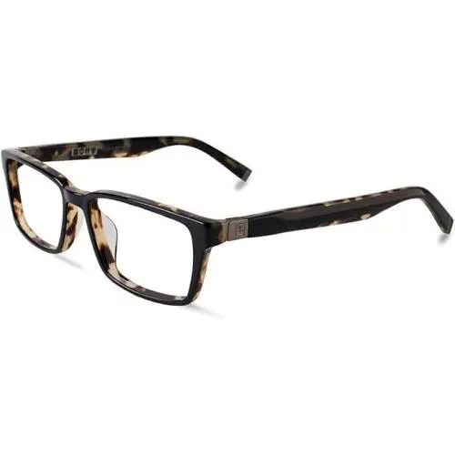 John Varvatos Eyeglasses V364 56mm Black Tortoise - Made in Japan - Frame: Black Tortoise, Lens: Clear dummy, , Pattern: Brown