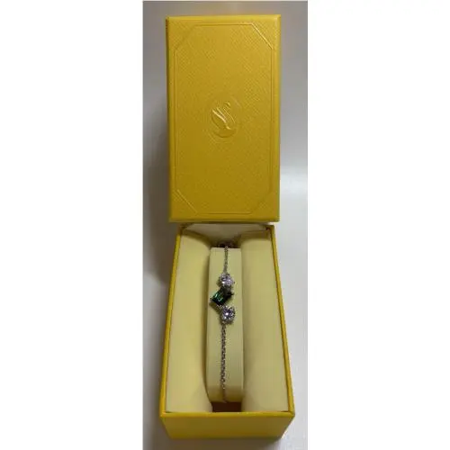 Swarovski Zirconia Mesmera Bracelet Green Rhodium Plated 5668360