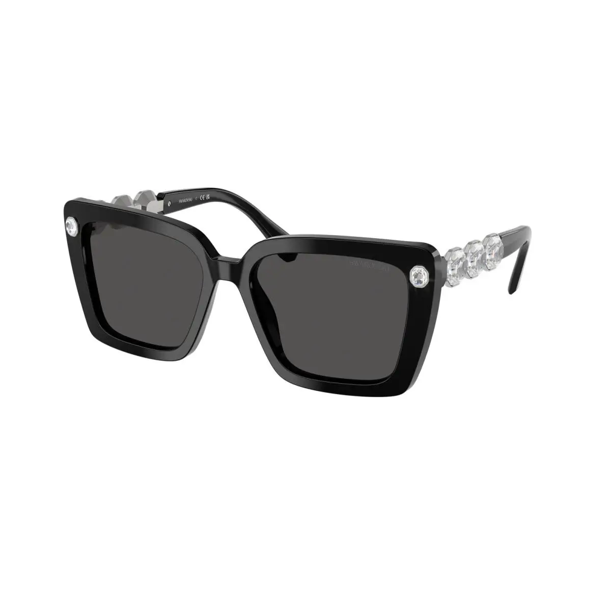 Swarovski 6032 Sunglasses 100187 Black