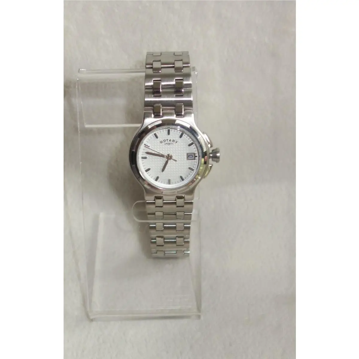 Women`s Stainless Steal White Dial Watch by Rotary