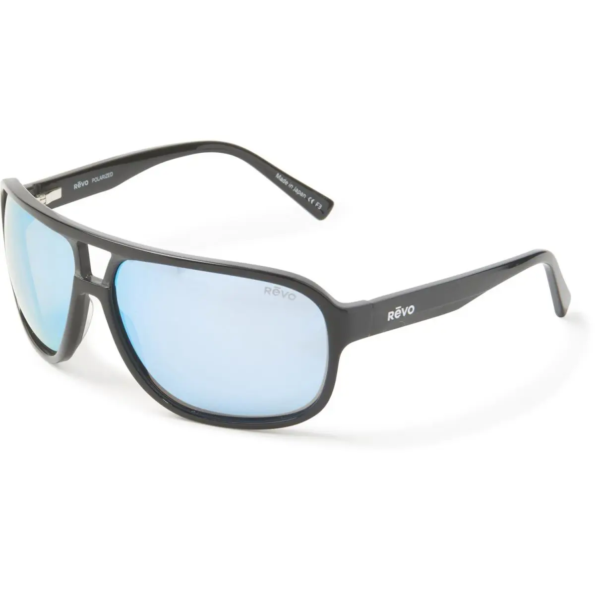 Hank Sunglasses - RE 1145 01BL/Black/BlueWater by Revo