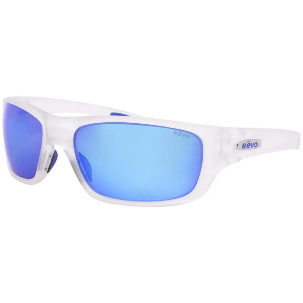 Sunglasses Jasper Clear Matte Frame / Blue Glass Polarized Lens RE1111 by Revo