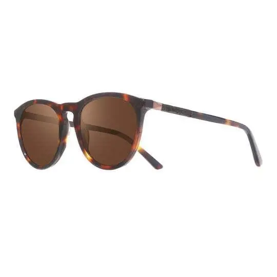 Sunglasses Sage Shiny Tortoise Frame / Terra Brown Polarized Lens by Revo