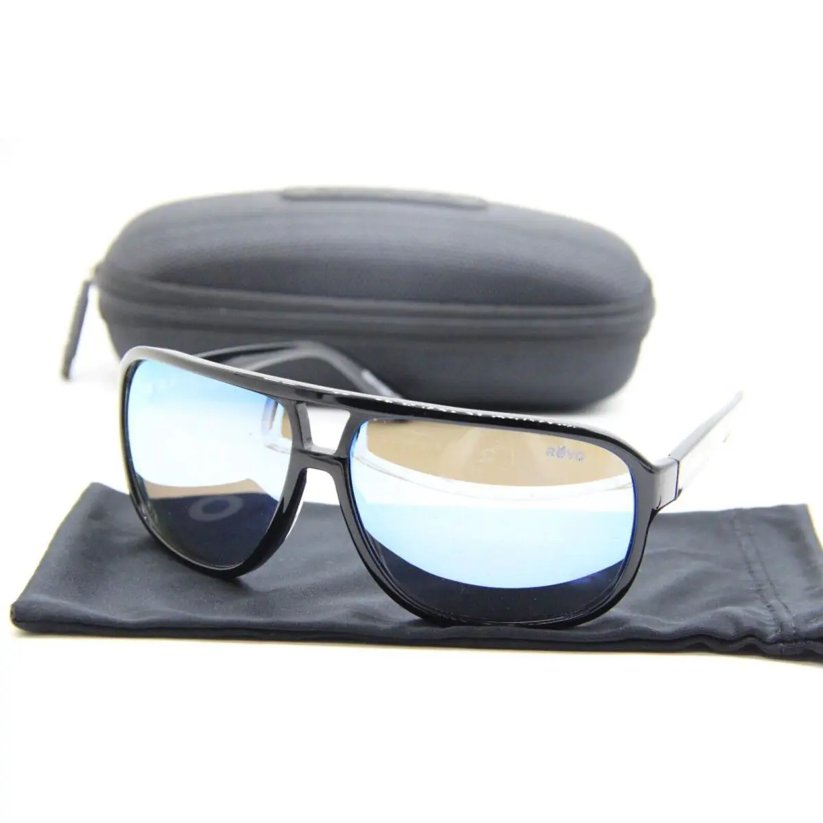 Revo RE 1145ECO 01 Hank Black Sunglasses W/case 62-14