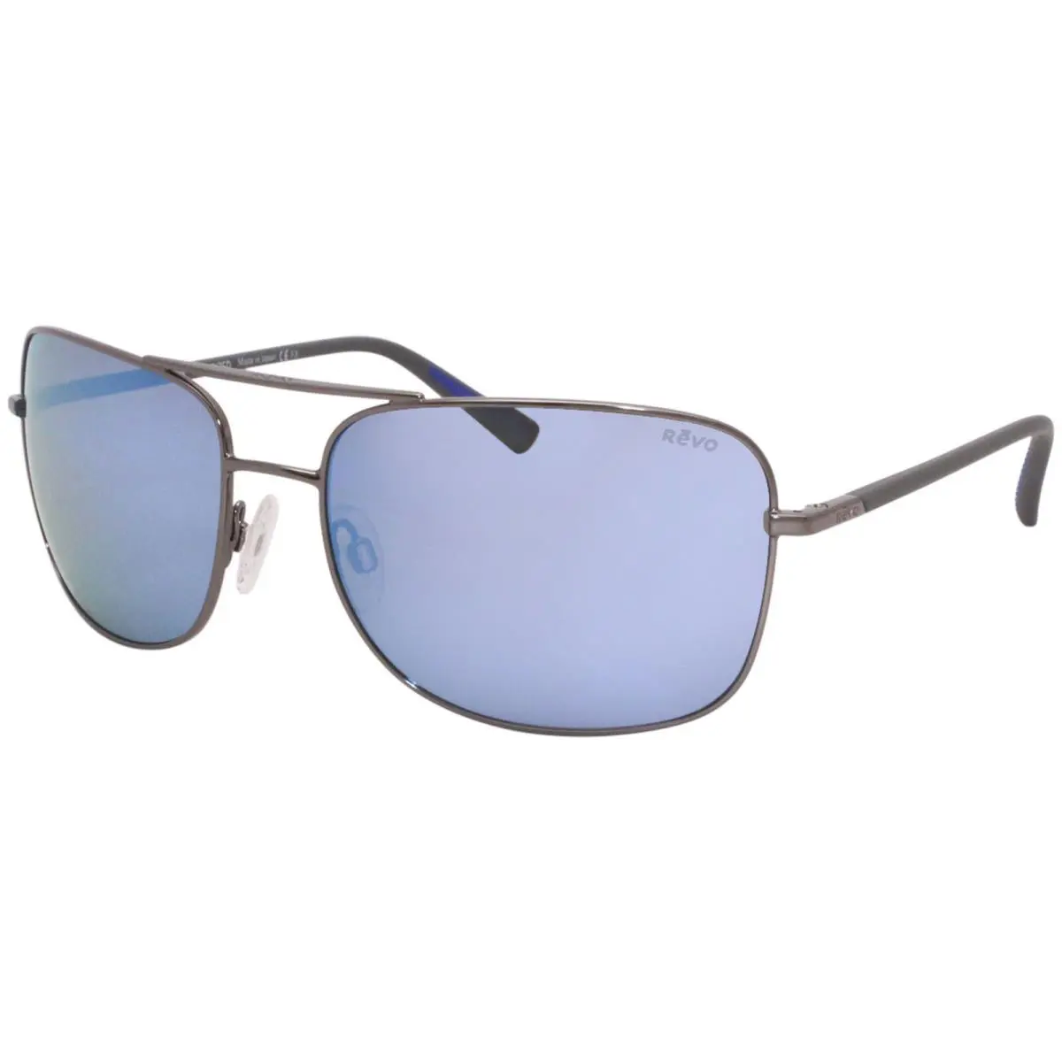 Revo Summit RE1116-00 Sunglasses Men`s Gunmetal/blue Water Polarized Lenses 61mm - Frame: Gunmetal, Lens: Blue
