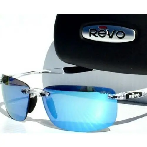 Descend N Clear w Blue Polarized Lens Sunglass 4059 09 BL by Revo