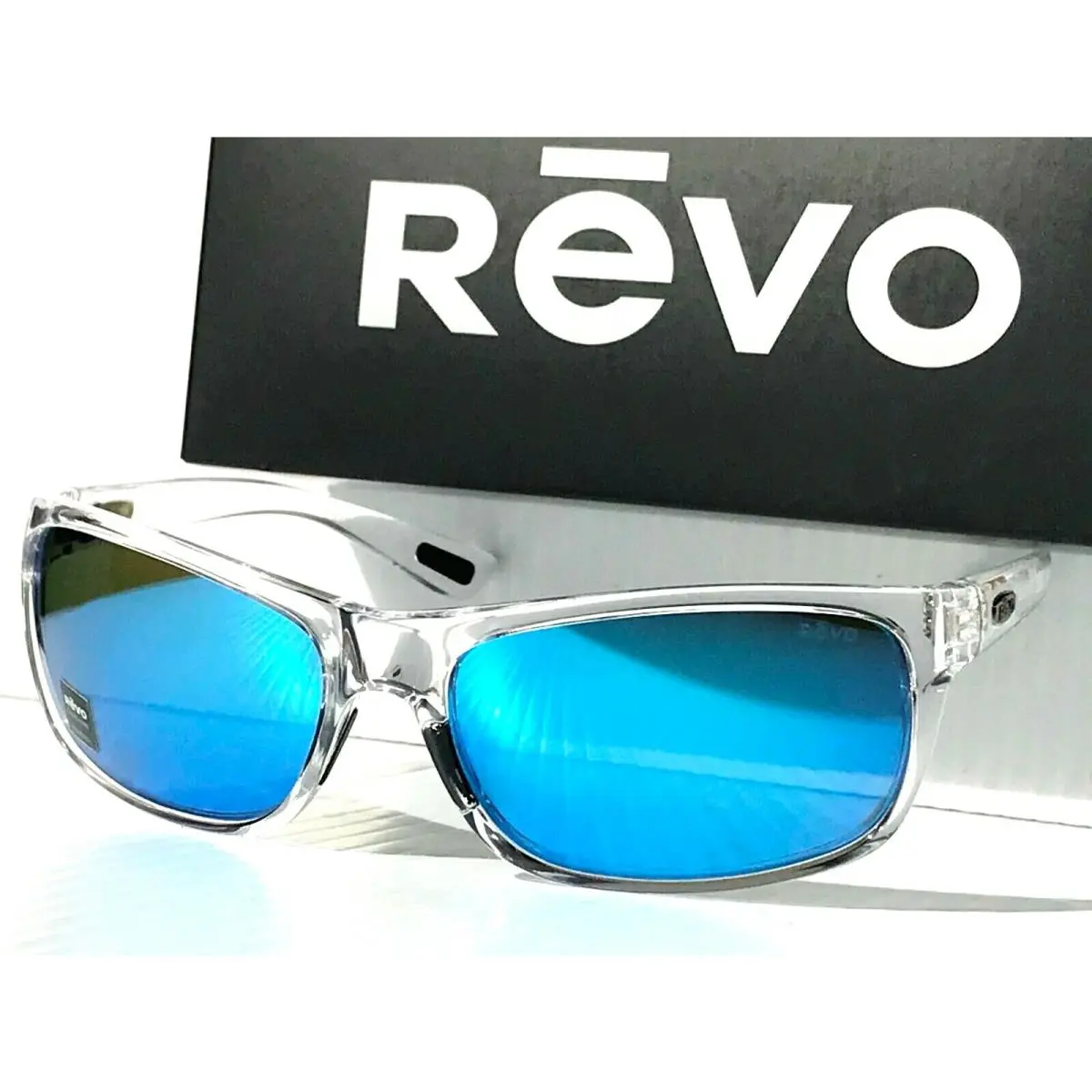 Revo Jude Clear with Polarized Blue Crystal Glass H2O Sunglasses 1196 09 H20