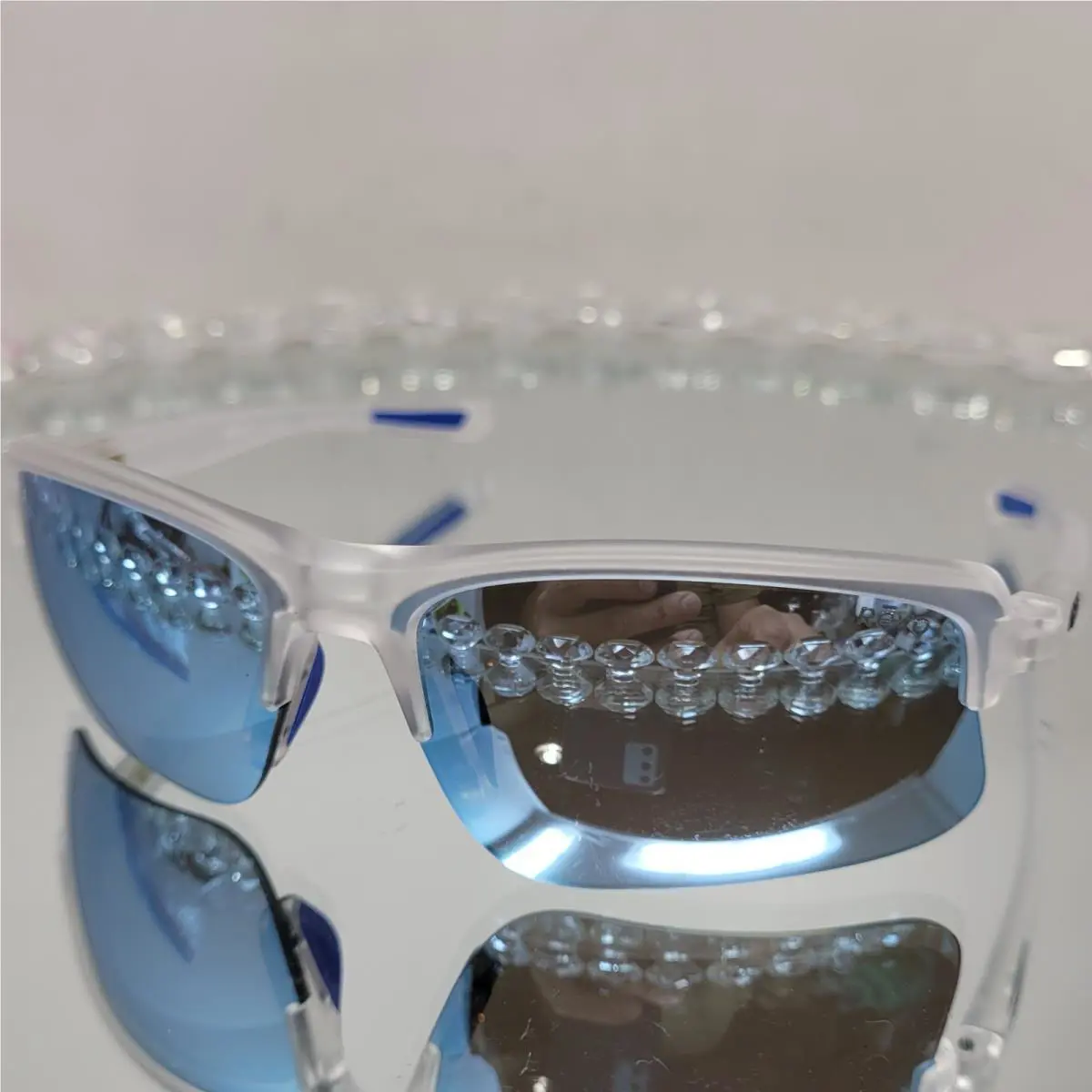 Revo Annika II 2 Sunglasses Polarized Blue Water Lens Matte Crystal 1203 09 BL