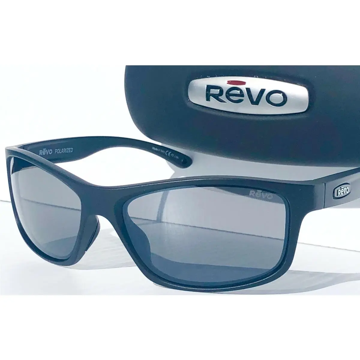 Revo Harness Matte Black Polarized Gray Graphite Sunglass 4071 11 GY - Frame: Black, Lens: Gray