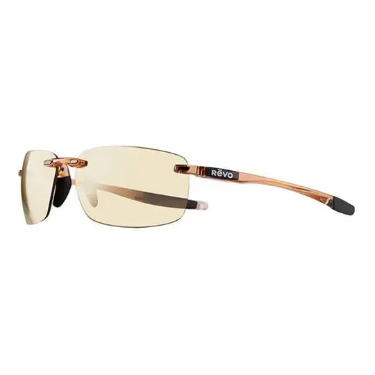Revo Sunglasses Descend N Blush Crystal / Champgne Rose Polarized Lens RE4059