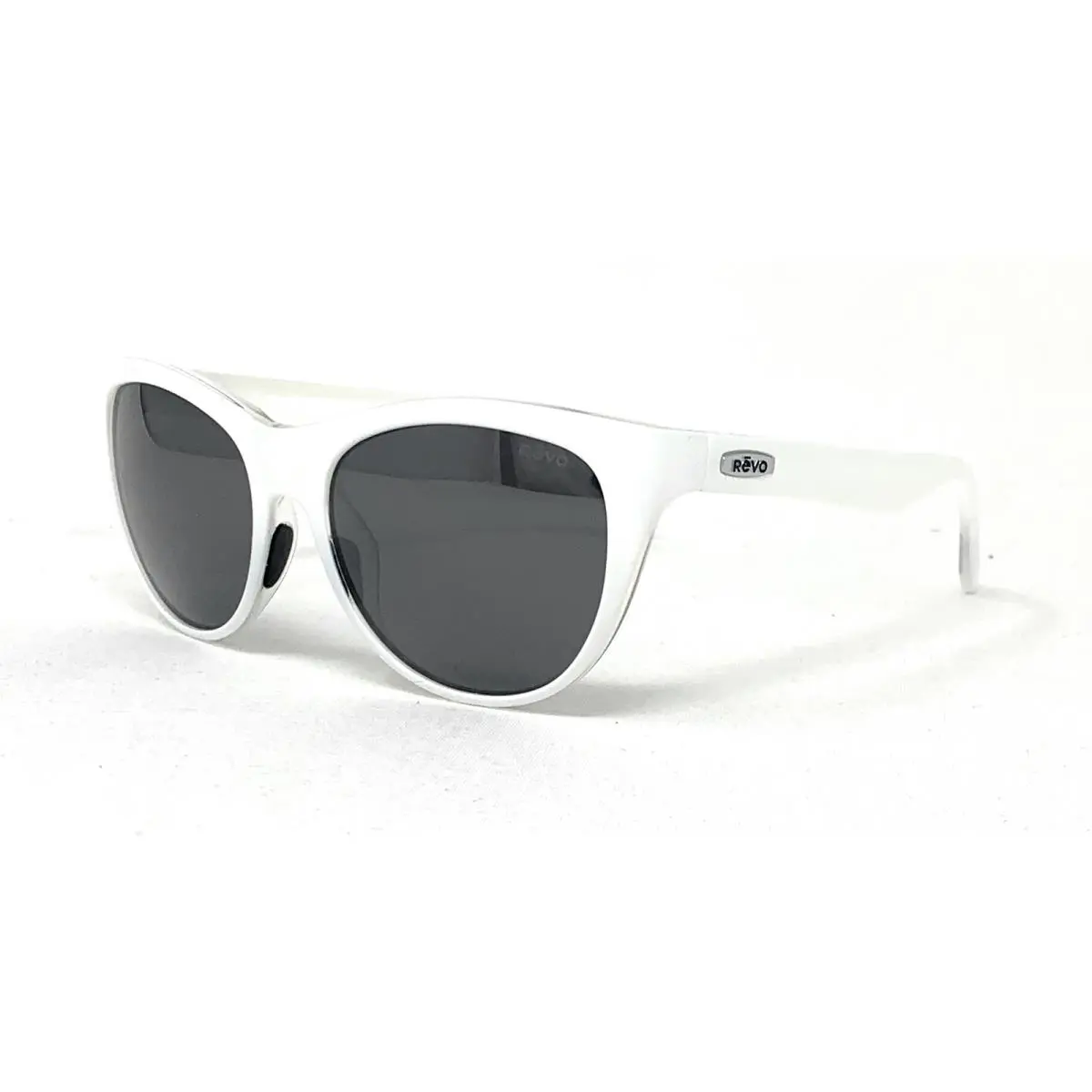 Revo Barclay RE 1037 09 GY Polarized Woman`s Sunglasses Lifestyle White 54mm