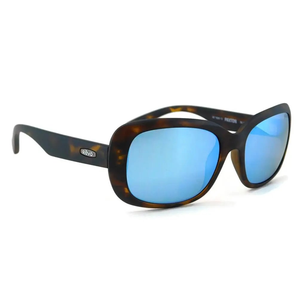 Revo Paxton Sunglasses RE1039 Matte Tortoise / Polarized Blue Water Lens
