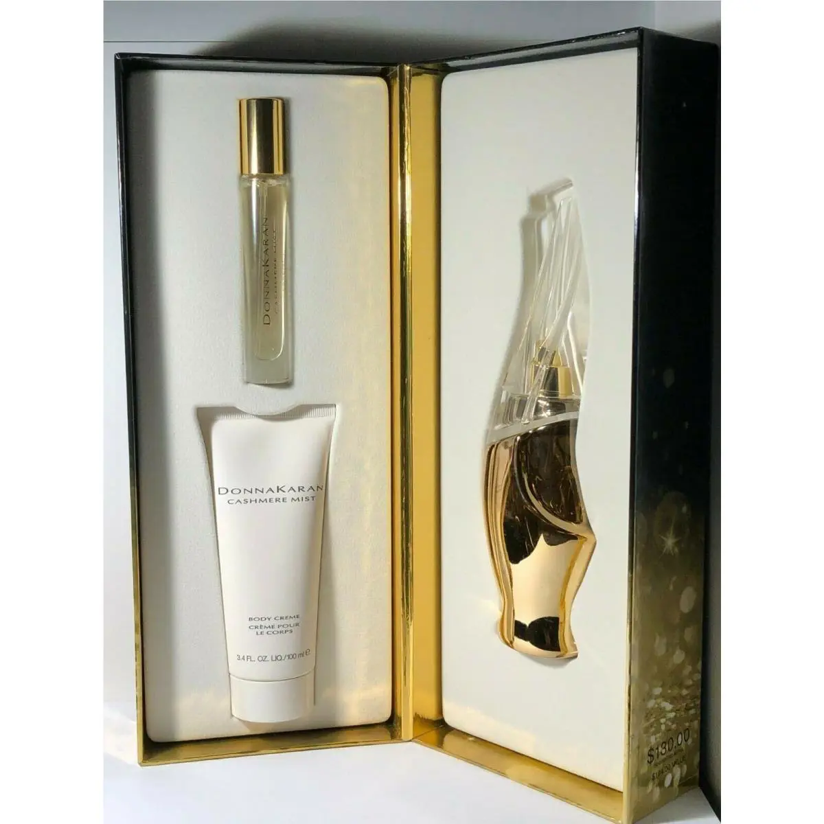 Donna Karan Cashmere Mist Essence 3 Pcs 3.4 Oz/ 100 ML Edp Gift Set For Women