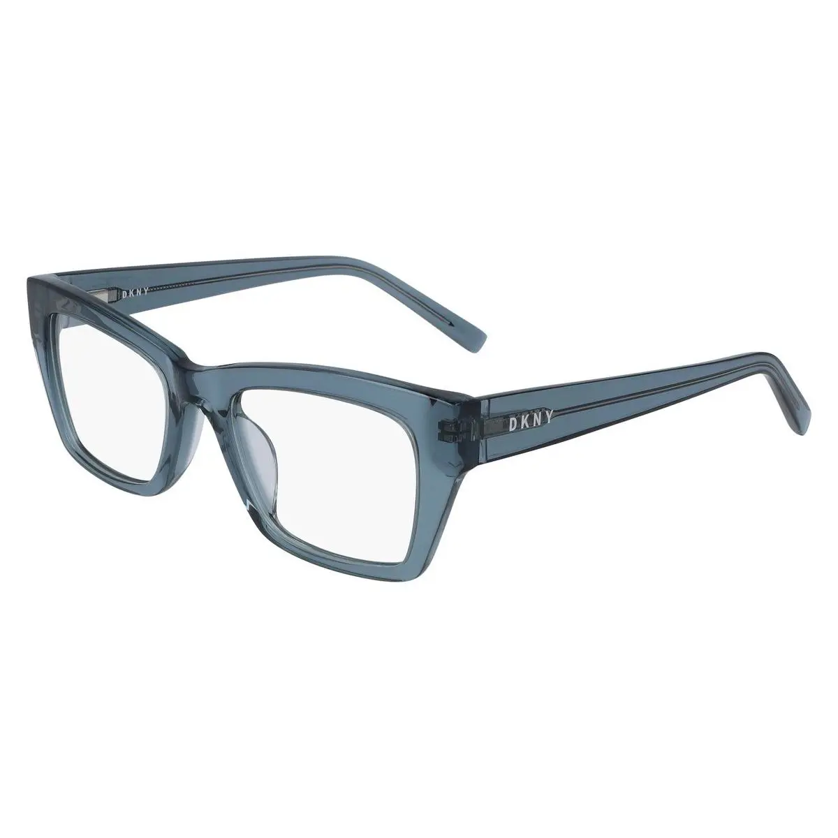 Dkny DK5021 Eyeglasses Women Crystal Cadet Blue Square 51mm