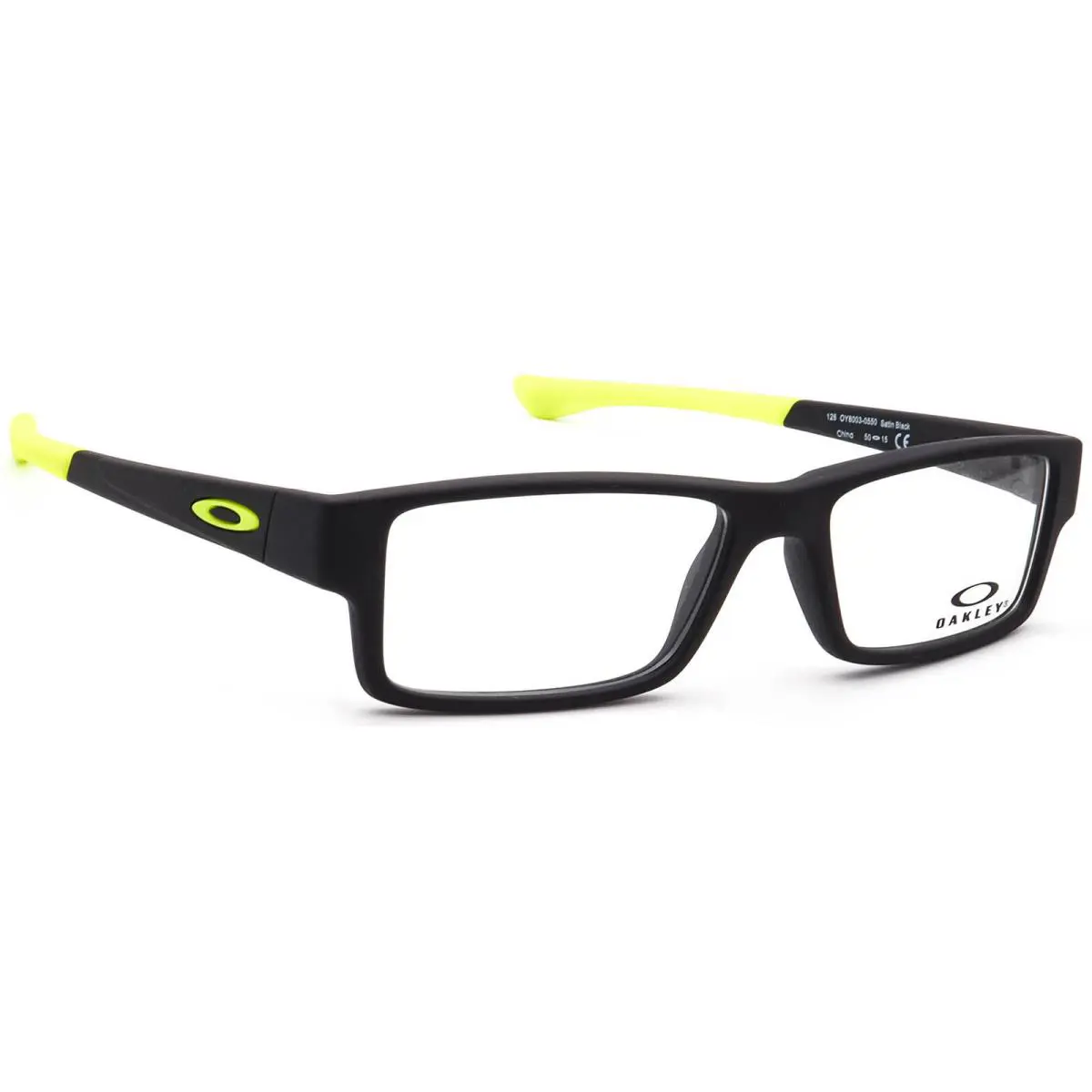 Junior Eyeglasses OY8003-0550 Airdrop XS Black/neon Green Frame 50-15 126 by Oakley