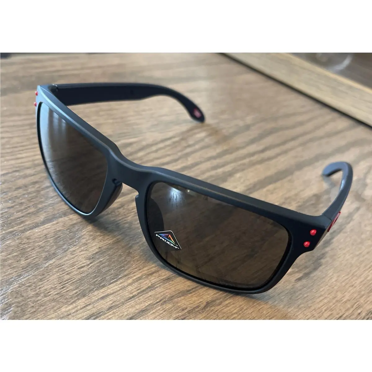Men`s OO9102-U2 Holbrook 57mm Matte Black Sunglasses w/ Prizm Grey by Oakley