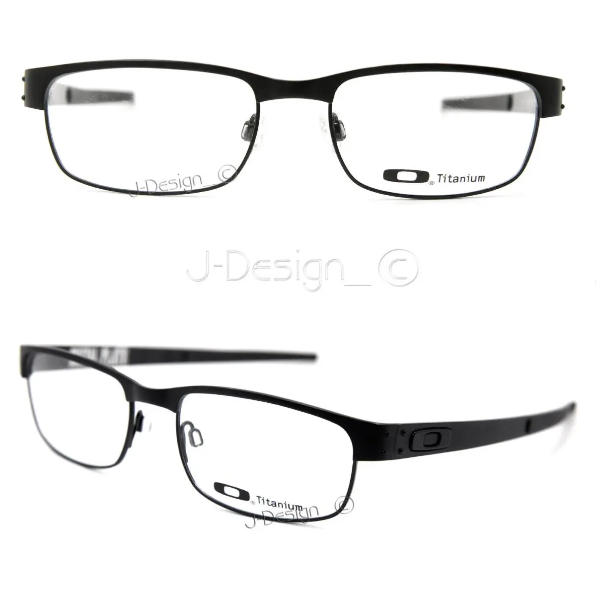 Metal Plate OX5038-0555 Titanium Size 55/18/140 Matte Black Eyeglasses by Oakley