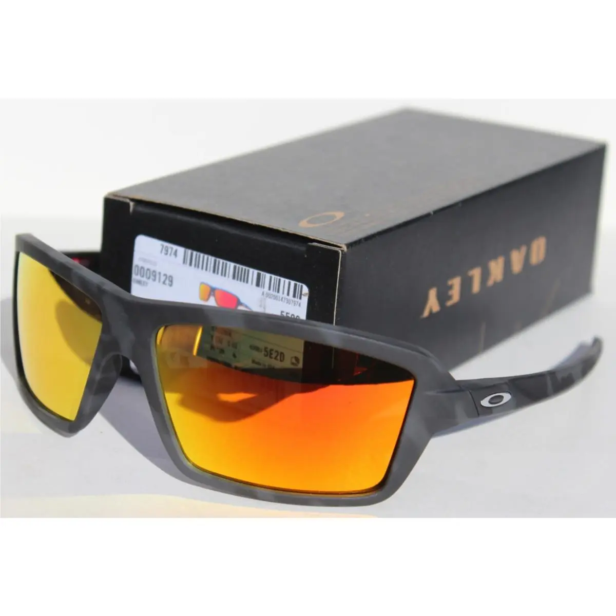 Oakley Cables Sunglasses Black Camo/prizm Ruby OO9129-04